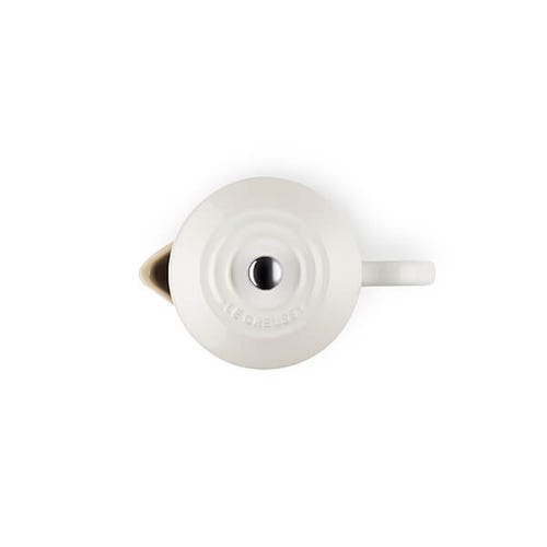 Le Creuset 1L Stoneware Cafetière in Meringue color - durable French press coffee maker | Keans Claremorris