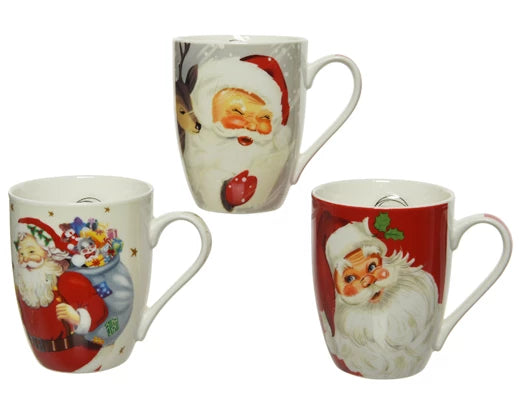 Porcelain mug 12x8.3x10cm, assorted designs, durable ceramic, ideal for hot beverages – Keans Claremorris.