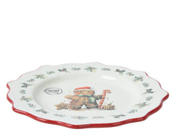 Breakfast Plate Gingerbread n' Holly 20cm festive design, perfect for holiday meals – available at Keans Claremorris