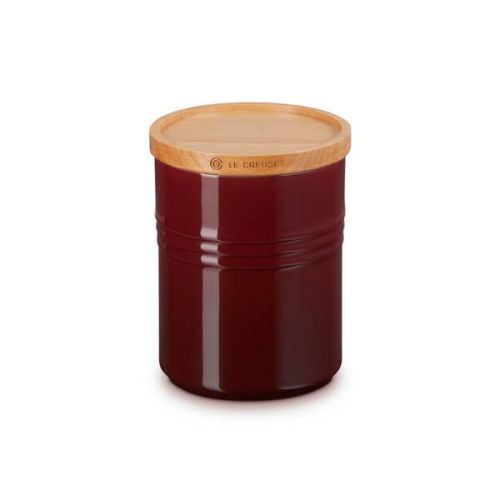 Le Creuset Medium Storage Jar with Wooden Lid Rhone