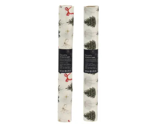 Christmas Tree Print Table Runner 120 x35cm – Assorted Design