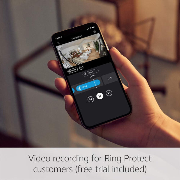 Ring Spotlight Cam Plus Battery - Wireless security camera with spotlight, motion detection, and rechargeable battery |