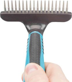 Metal Groomer for Long Hair 15cm, durable grooming tool by Keans Claremorris, ideal for pet hair care and maintenance.