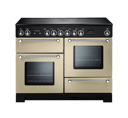 Rangemaster Kitchener 110 Ceramic Range Cooker | Chrome Trim