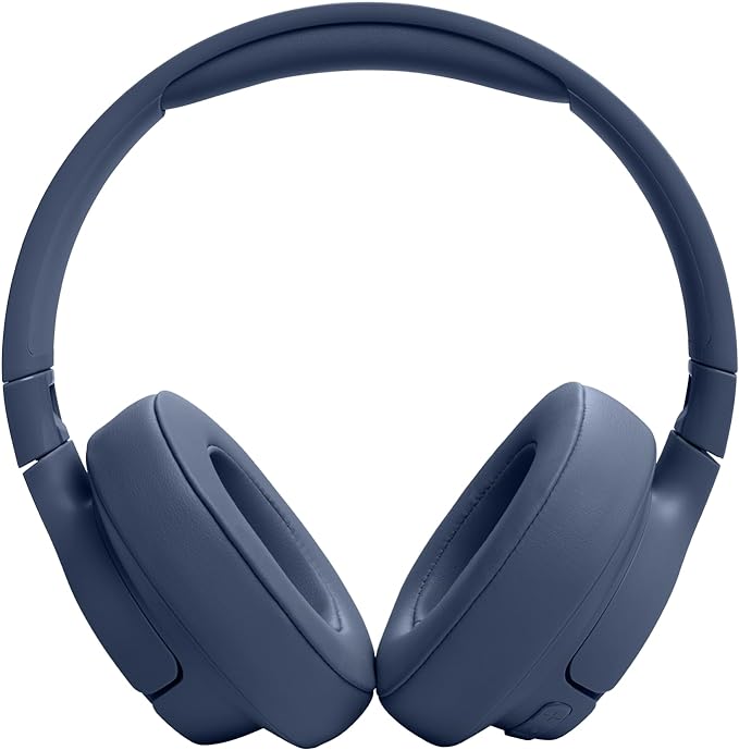 JBL Tune 720BT Blue over-ear wireless headphones with Bluetooth, comfortable fit - available at Keans Claremorris