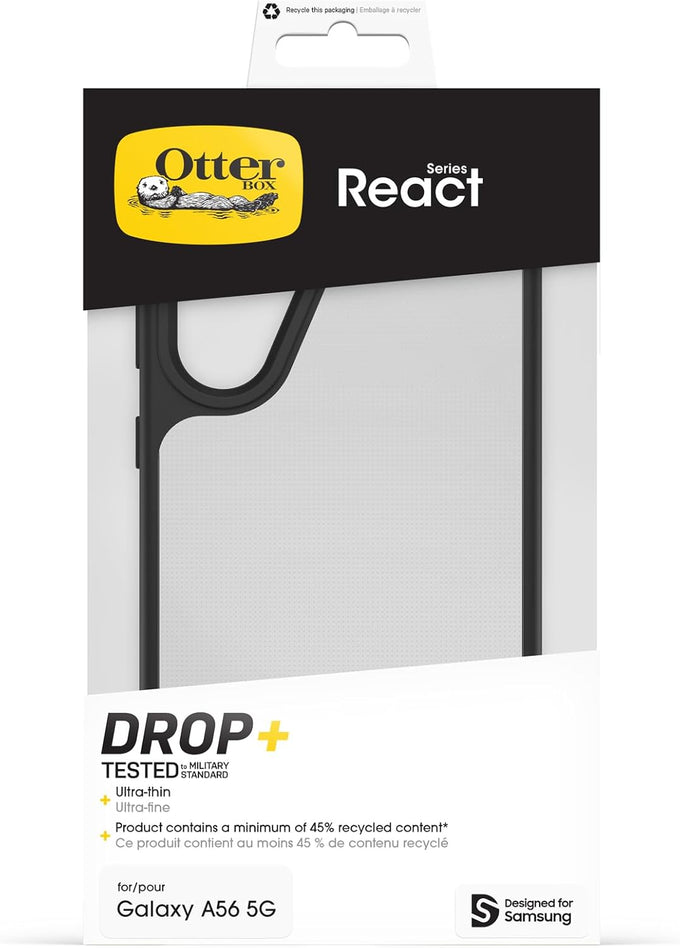 Otterbox React Case for Samsung Galaxy A56 5G | Black - Image 5