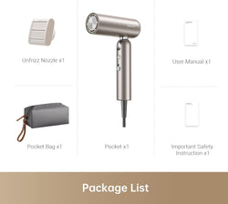 Dreame Pocket High-Speed Hair Dryer - Gold | AHD51-GOLD