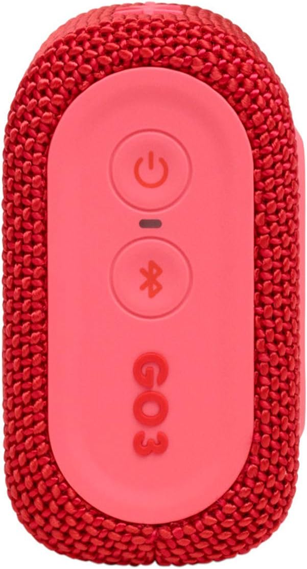 JBL GO 4 Red Portable Bluetooth Speaker, Waterproof, Compact Design – Available at Keans Claremorris