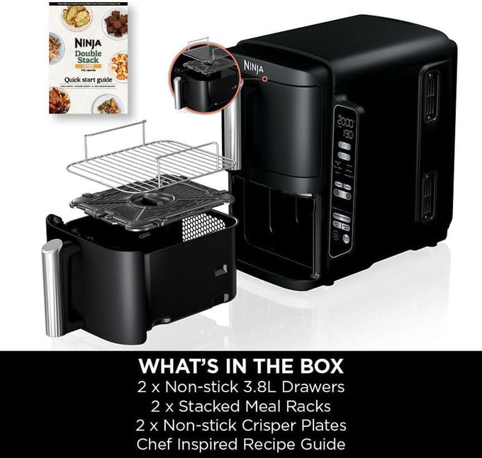 Ninja Double Stack 2-Drawer Air Fryer 7.6L | SL300UK - Image 7