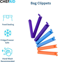 Chef Aid 6 Bag Clips