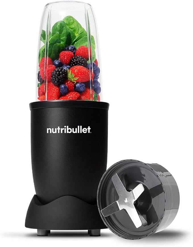Nutribullet 600 Series All Black 600W blender, powerful compact design – available at Keans Claremorris.