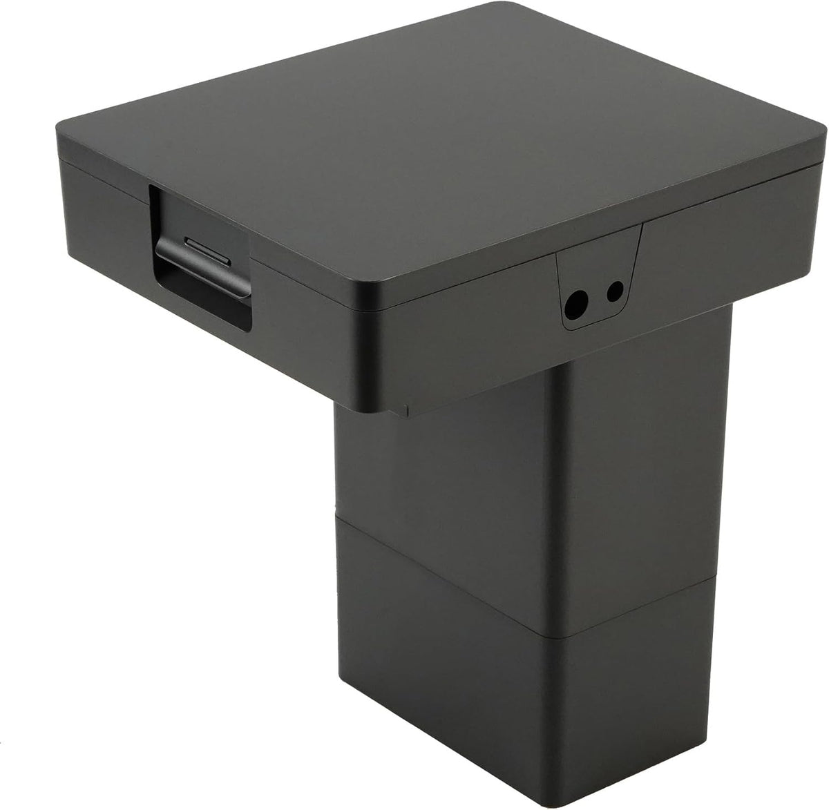Black Dreame Water Hookup Kit with rectangular top and connector ports on the side.