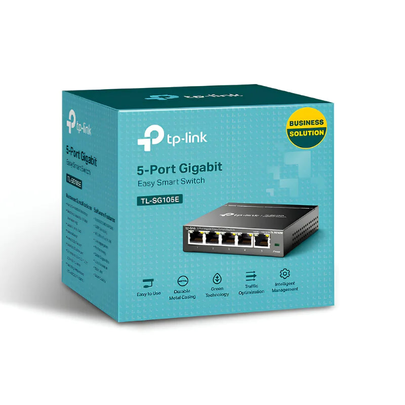 Tp Link 5-Port Gigabit Desktop Switch Steel - Non Poe | TL-SG105E - Image 4