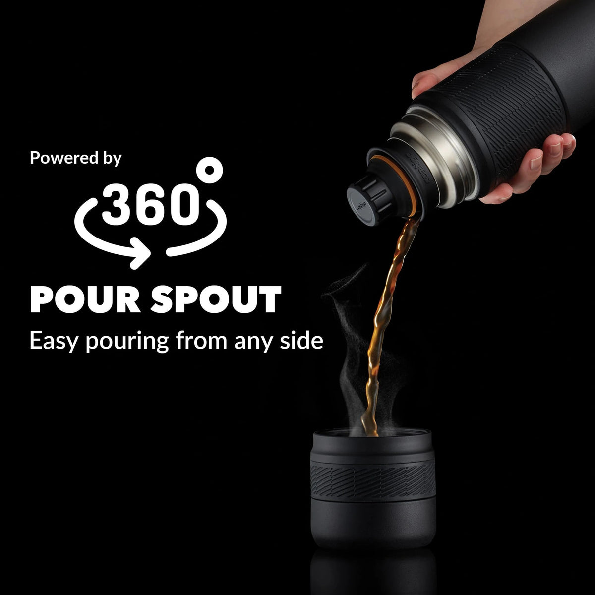 Contigo THERMALOCK Thermal Bottle 1.2Ltr - Black - Image 3