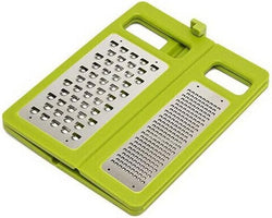 JJ Fold Flat Grater Plus in Green - compact, foldable kitchen grater | Available at Keans Claremorris