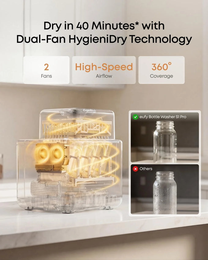 Eufy Bottle Washer S1 Pro 10 Bottle | T6010283 - Image 6