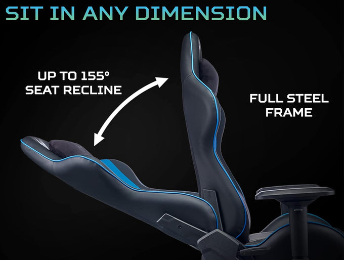 Acer Predator Gaming Chair PGC010 Black Blue 4D Armrest EMEA| GP.G0Z11.001 - Image 3