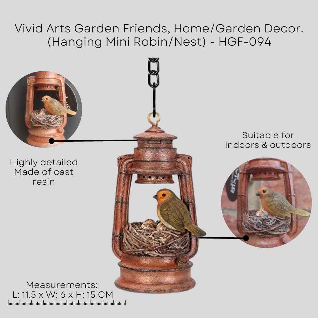 Hanging Mini Robin Nest/Lantern G - Image 2