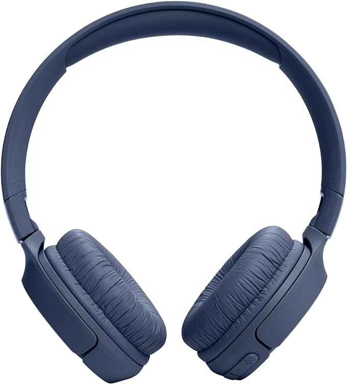 JBL Tune520BT wireless on-ear headphones in blue, Bluetooth, lightweight design - available at Keans Claremorris