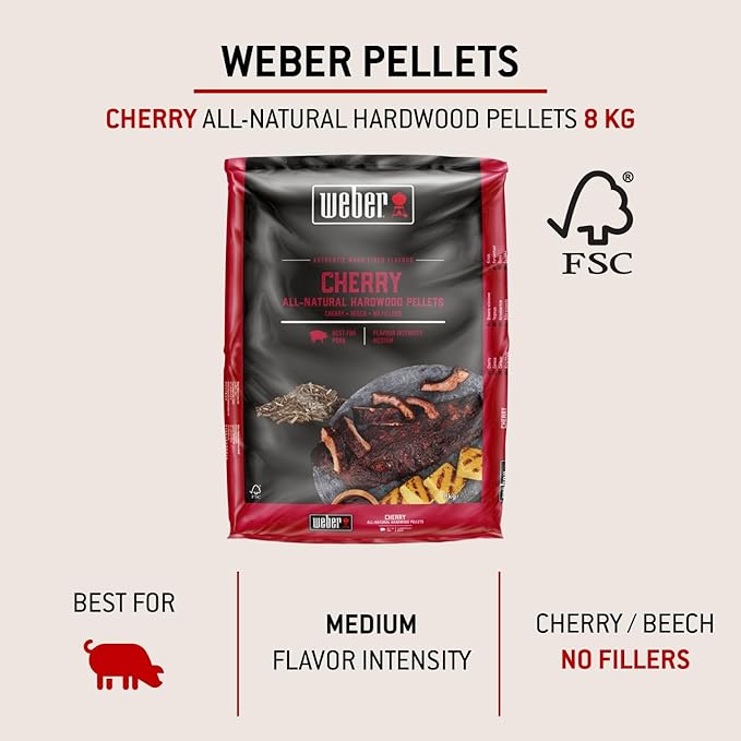 Weber Wood Pellets Cherry - Image 3