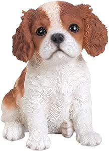 Lifelike PP King Charles Puppy figurine, detailed pet collectible by Vivid Petpals – available at Keans Claremorris.