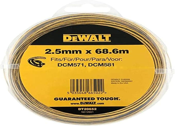 DeWalt 2.5mm x 68.6m Trimmer Line for 18/54V XR | DT20652QZ