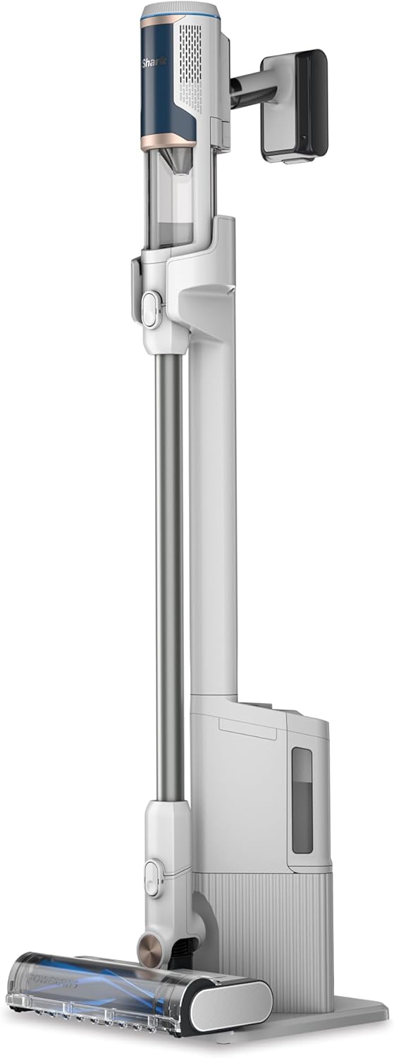 Shark BU3521UK cordless stick vacuum with auto-empty base, anti-hair wrap, DuoClean, 45-min runtime – available at Kean’s