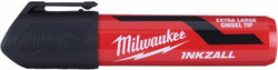 Milwaukee Inkzall Black XL Chisel Tip Marker (1pk)