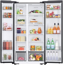 Samsung Non-Plumbed Plain Door Series 6 SBS American Fridge Freezer | Stainless Steel