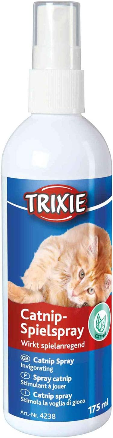 Catnip Play Spray 175ml with catnip extracts to stimulate playful behavior and euphoria in cats - Keans Claremorris