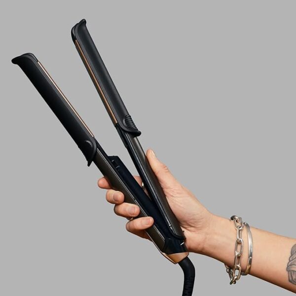 Remington ONE Straight & Curl Styler S6077 – versatile hair straightener and curler, available at Keans Claremorris.
