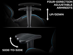 Acer Predator Rift Lite Gaming Chair PGC110 Black Blue 2D Armrest| GP.GCR11.00C