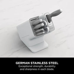 Ninja K62006EUWH Stay Sharp 6-Piece Stainless Steel Knife Set with White Block – Keans Claremorris