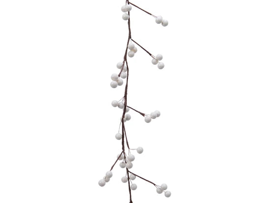White Berry Garland – 130 cm