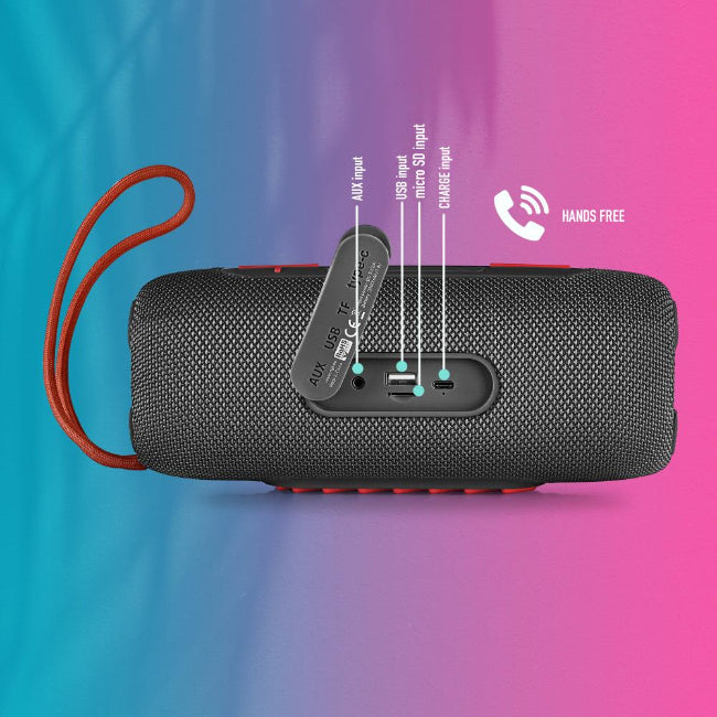Ngs Nitro 3 30W Bluetooth LED IPX5 Black Speaker - Waterproof Wireless Audio | Keans Claremorris