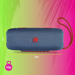 Ngs Nitro 3 30W Bluetooth LED IPX5 Blue Speaker - Waterproof Wireless Sound | Keans Claremorris