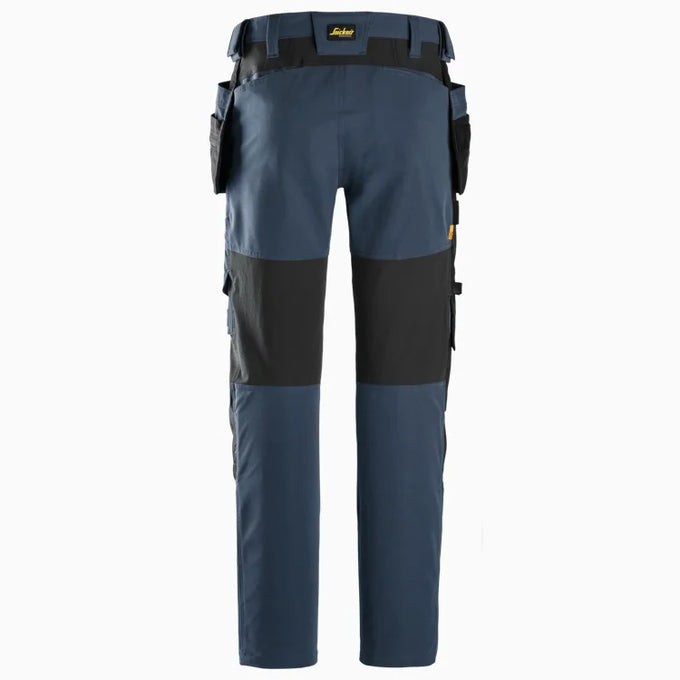 Snickers Allround 4-Way Stretch Trousers Holster – Navy/Black - Image 2