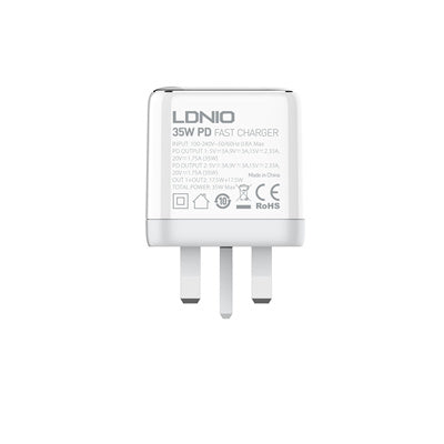 LDNIO 35W Dual USB Fast Charger - Image 4