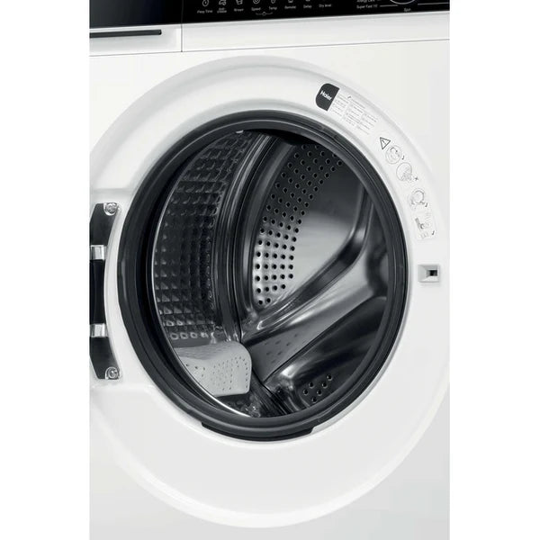 Haier X Series 5 10 Kg 1400 Rpm Freestanding Washer Dryer White inside of machine view