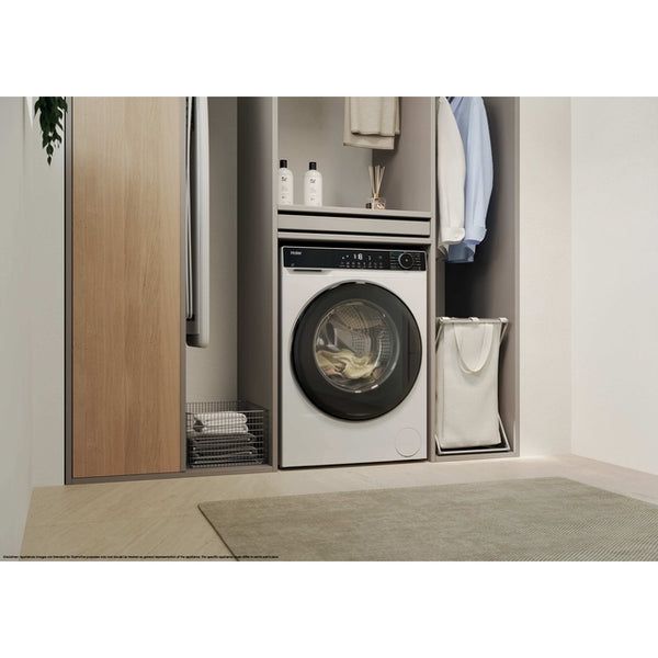 Haier X Series 5 9kg 1400 Spin Washing Machine White HW90-BP14357TUUK - Image 2
