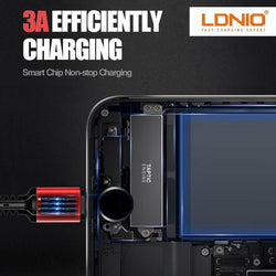 LDNIO 3-in-1 Lightning Cable