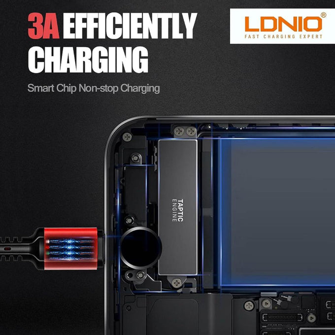 LDNIO 3-in-1 Lightning Cable - Image 3