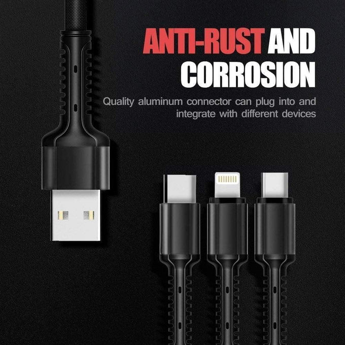 LDNIO 3-in-1 Lightning Cable - Image 4