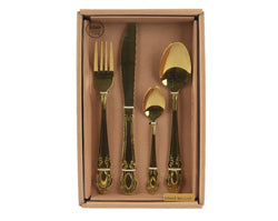 Gold 16-Piece Cutlery Set