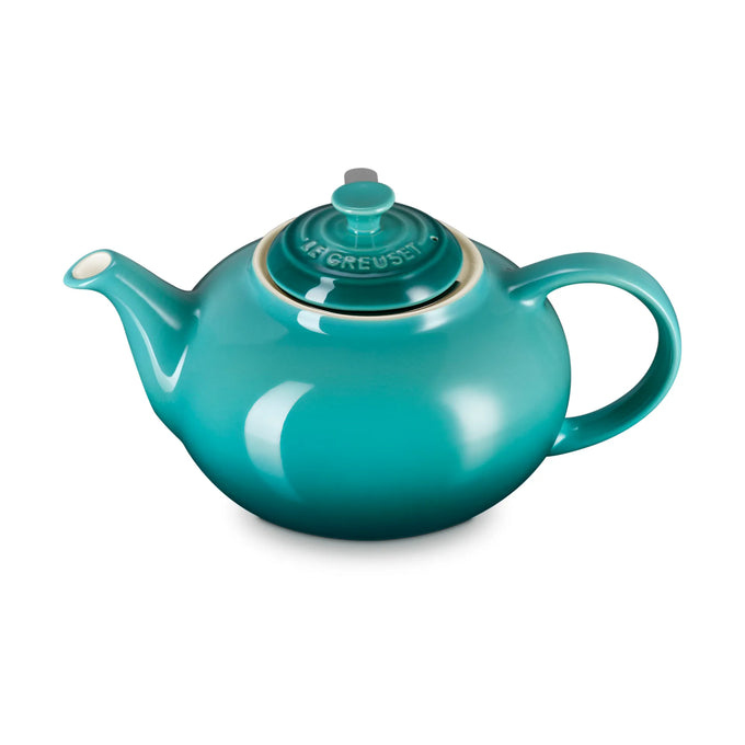 Le Creuset 1.3L Classic Teapot Blue Riviera w/Infuser - Image 2