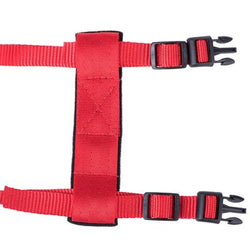 Red cat harness adjustable 20-50cm for secure pet travel, from Keans Claremorris store.