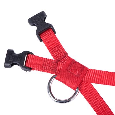 Red adjustable cat harness 20-50cm for secure walks, from Keans Claremorris store.