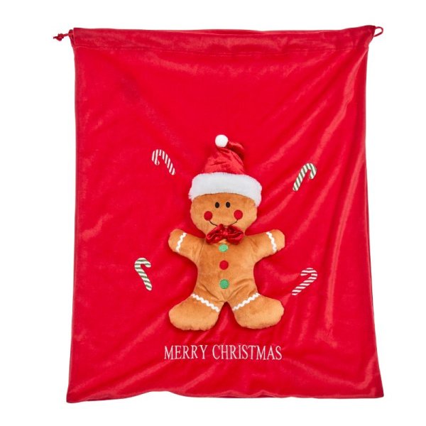 Gingerbread Gift Sack - KeansClaremorris