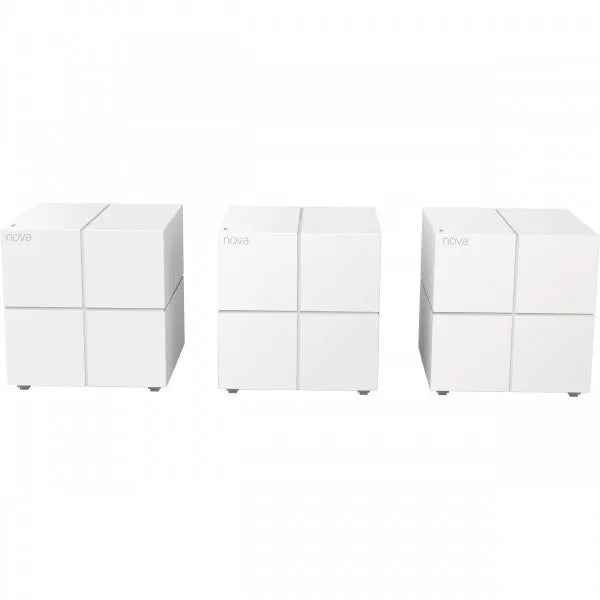 TENDA NOVA MW6 Mesh WiFi System 3-pack, covers up to 6000 sq ft, dual-band, 2 Gigabit ports – Keans Claremorris