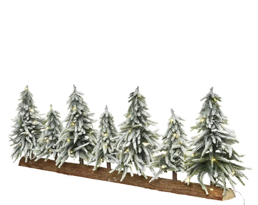 Snowy Table Centrepiece with Micro LED – 105 cm (Indoor Use) - Image 1